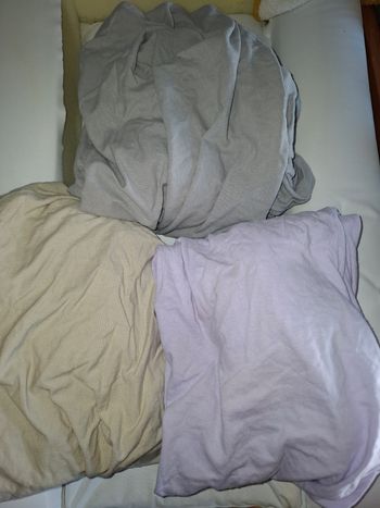 Lots de 3 drap housse spéciale lit bébé