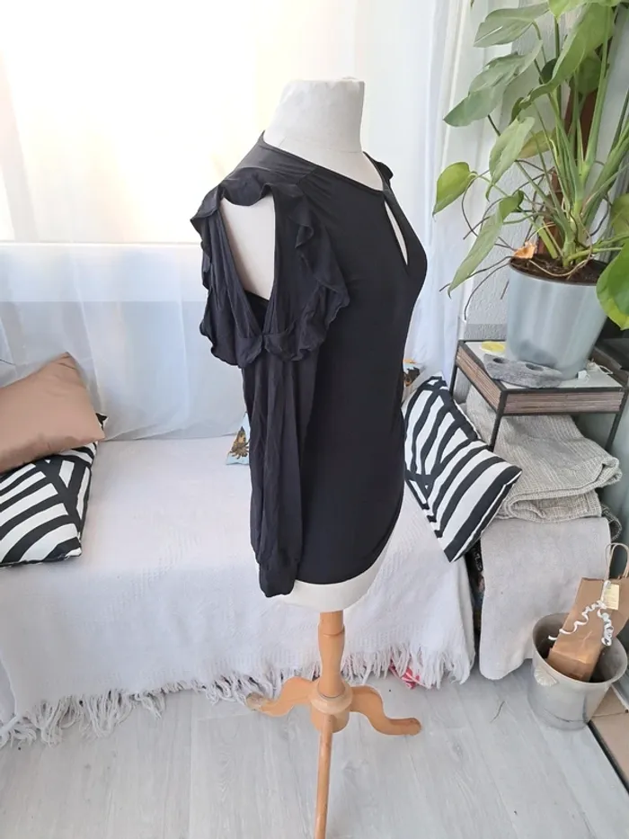 T-shirt noir intimissimi T S/M - photo numéro 3