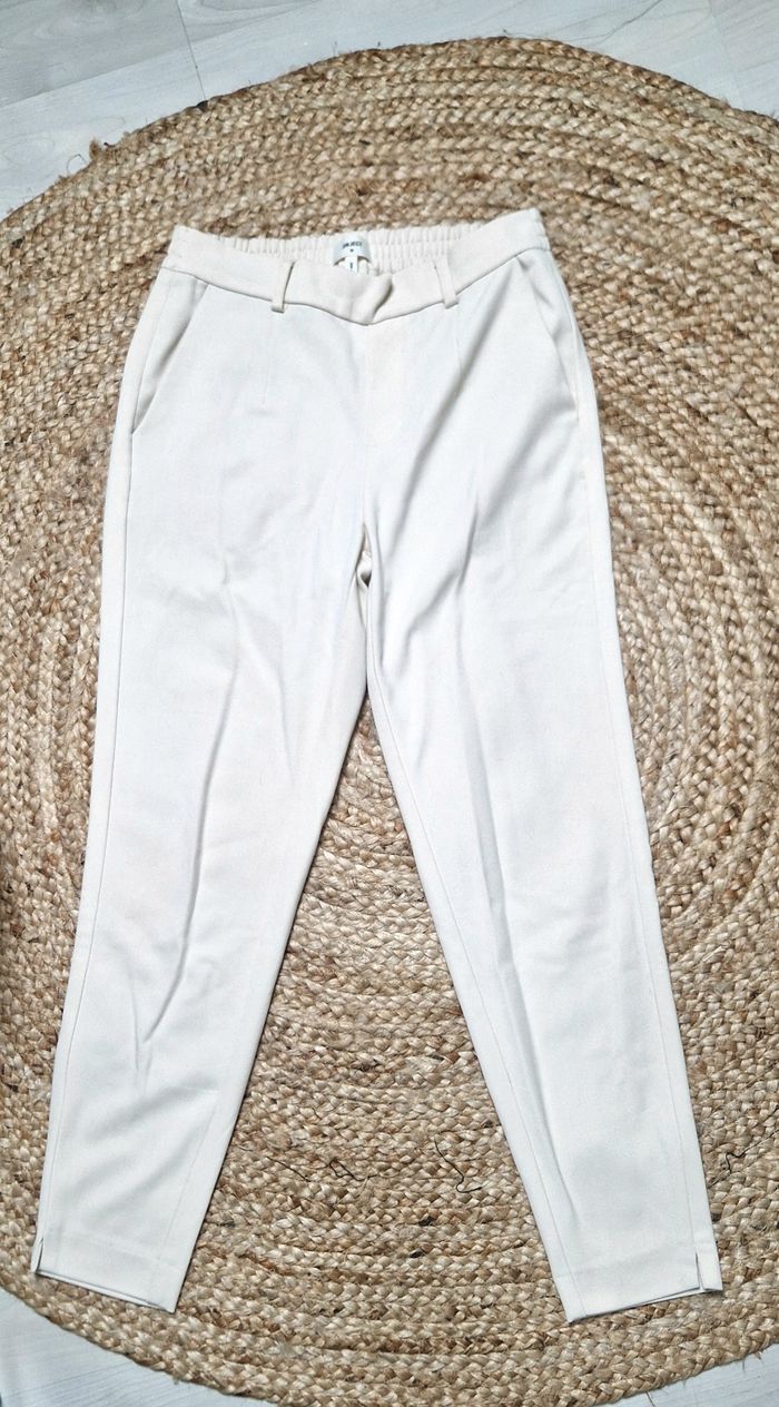 Pantalon blanc crème Object