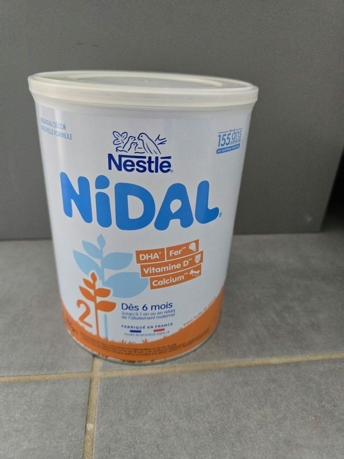Boite de lait Nidal 2 ème âge
