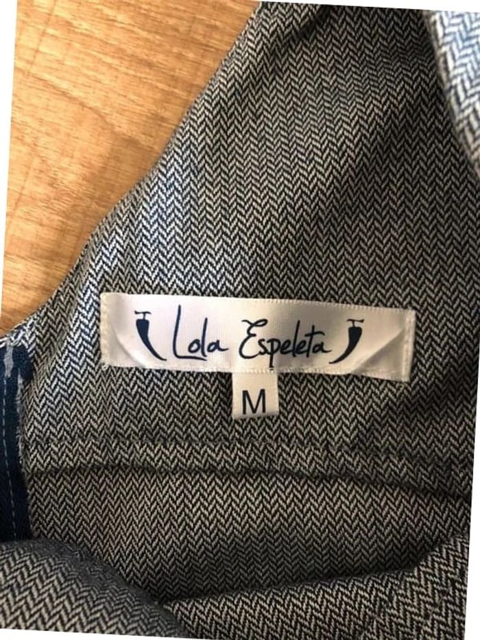 Robe bleue à manches courtes Lola Espeleta taille M jamais portée - photo numéro 15