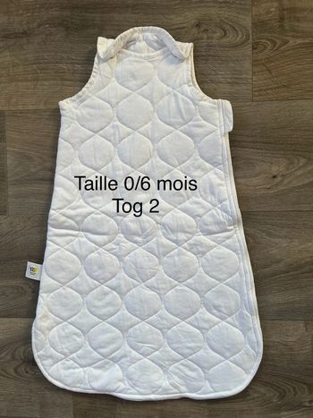 Gigoteuse turbulette Tog 2 0/6 mois 50/65 cm République française