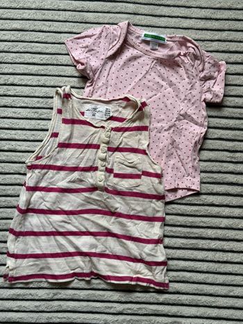 Lot de 2 tee-shirts 9 mois