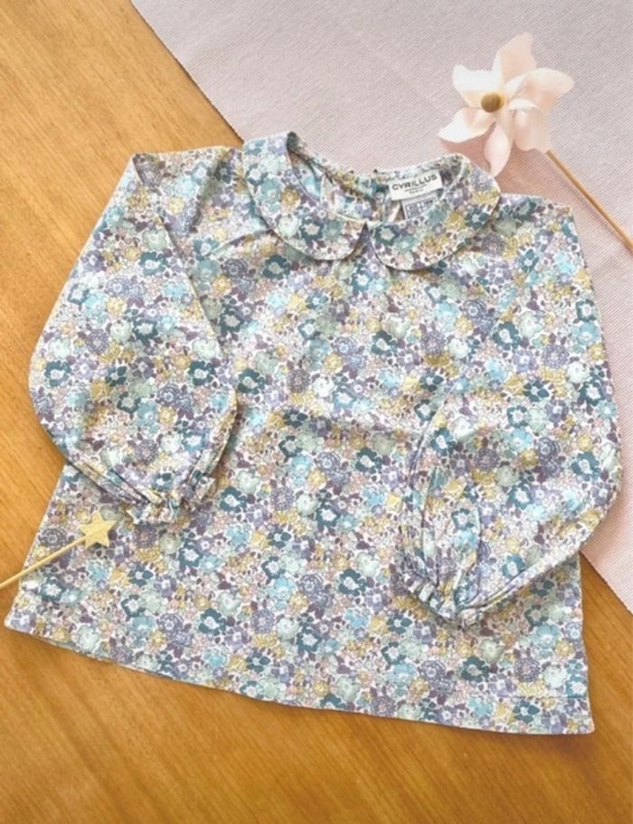 Blouse en Liberty Michelle 18 mois