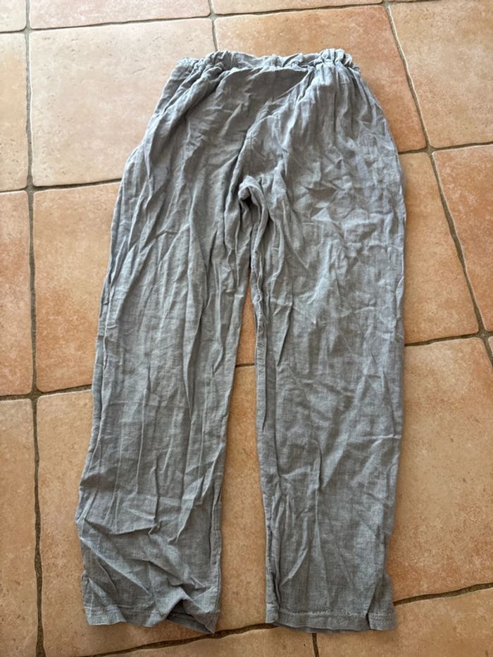 Pantalon en lin taille M - photo numéro 2