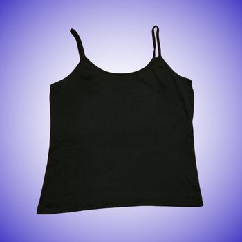 Débardeur Noir 100% Coton Camaïeu Bretelles Fines Taille 42 XL Très Bon État