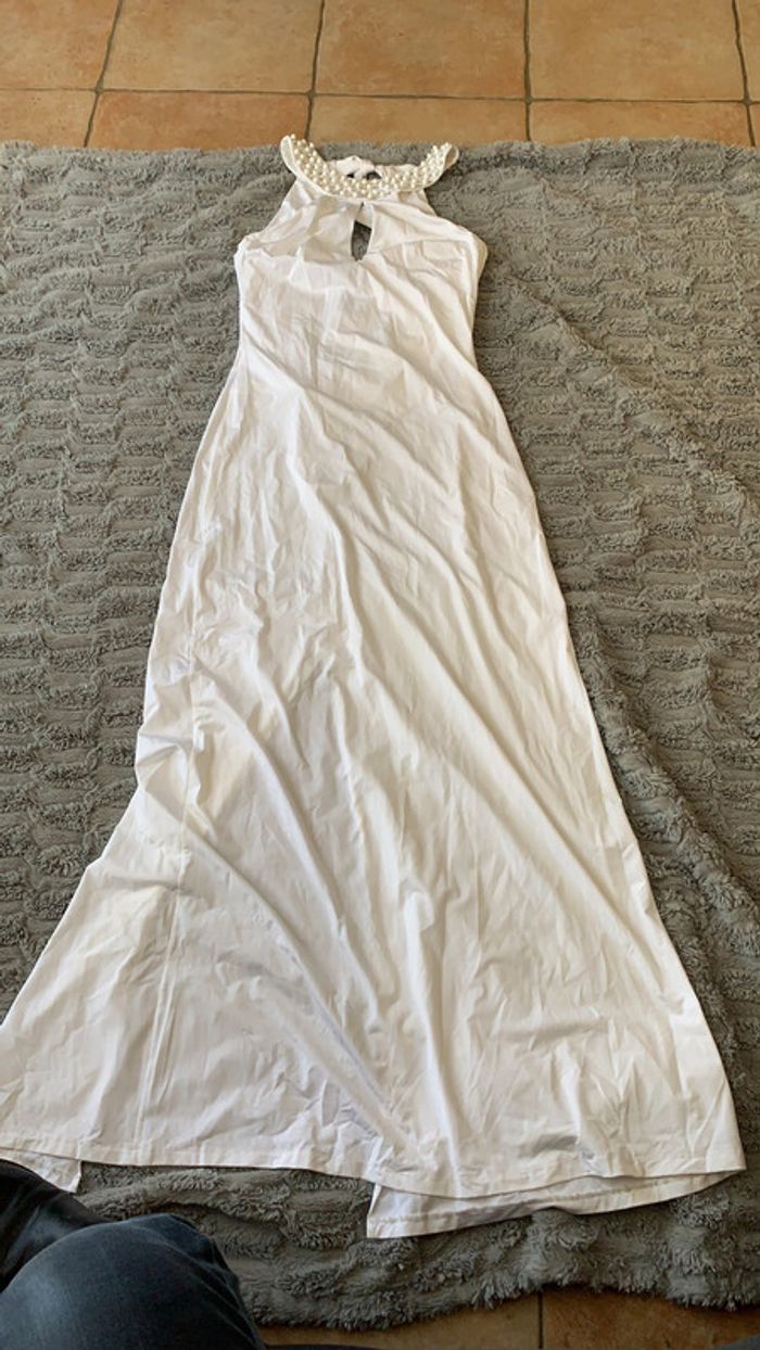 Robe blanche body intégré taille M