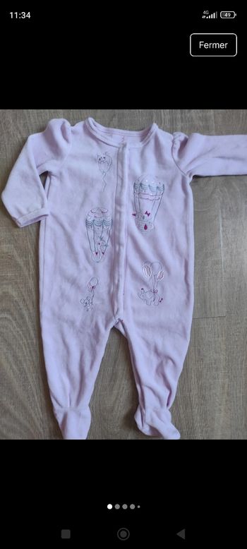Pyjama bébé fille 18 mois Sergent Major