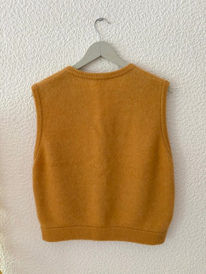 Gilet sans manches American Vintage Vitow moutarde / taille M - photo numéro 2