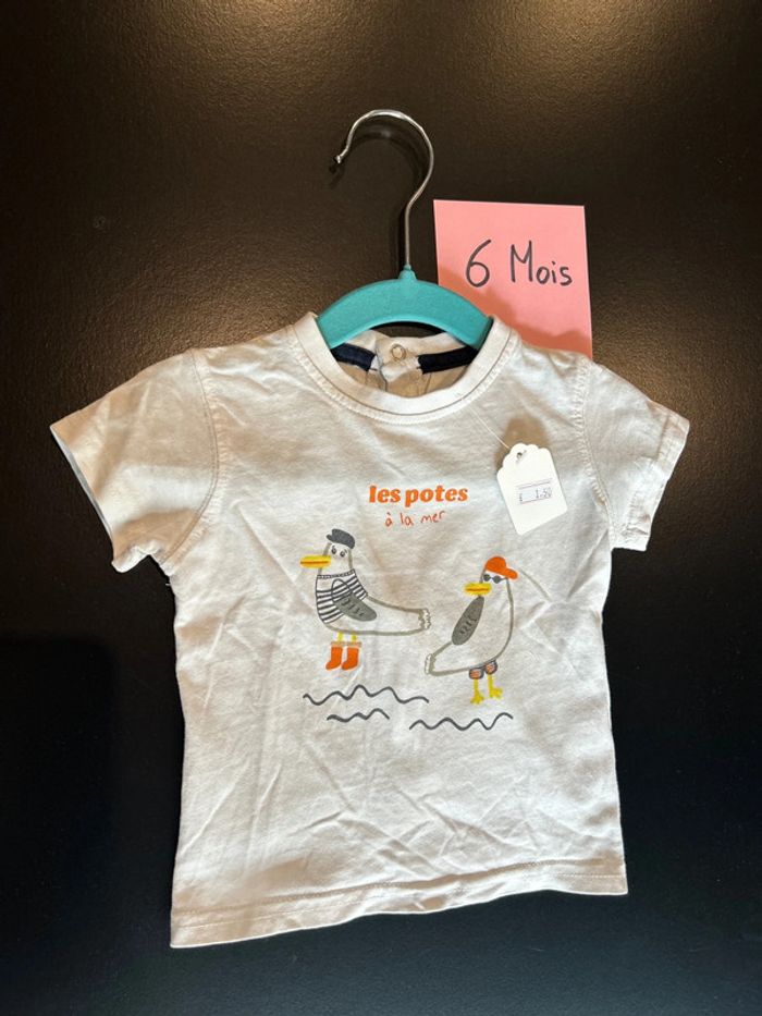 Teeshirt manche courte blanc