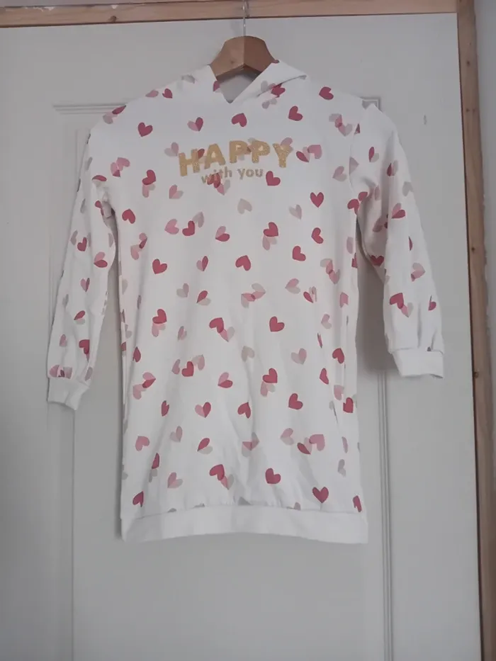 Sweat à capuche fille 8 ans