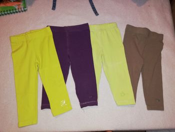 Lot de 4 leggings orchestra 12 mois