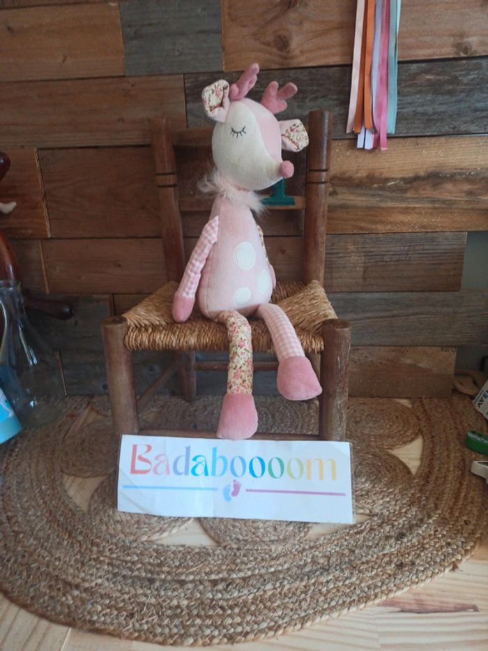 Peluche musicale biche faon la galleria 50cm tbe