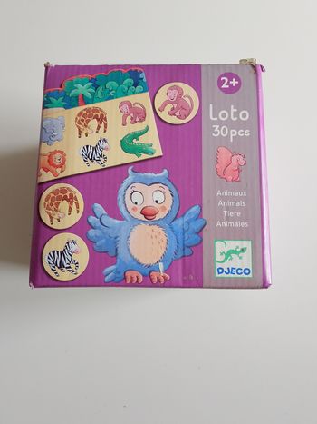 Loto 30 pièces animaux Djeco complet