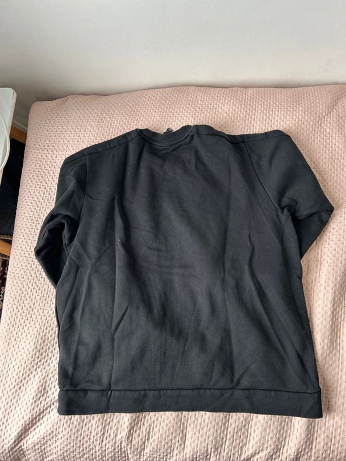 Sweat adidas noir lignes grises - photo numéro 4