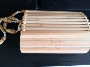 Magnifique sac en bois