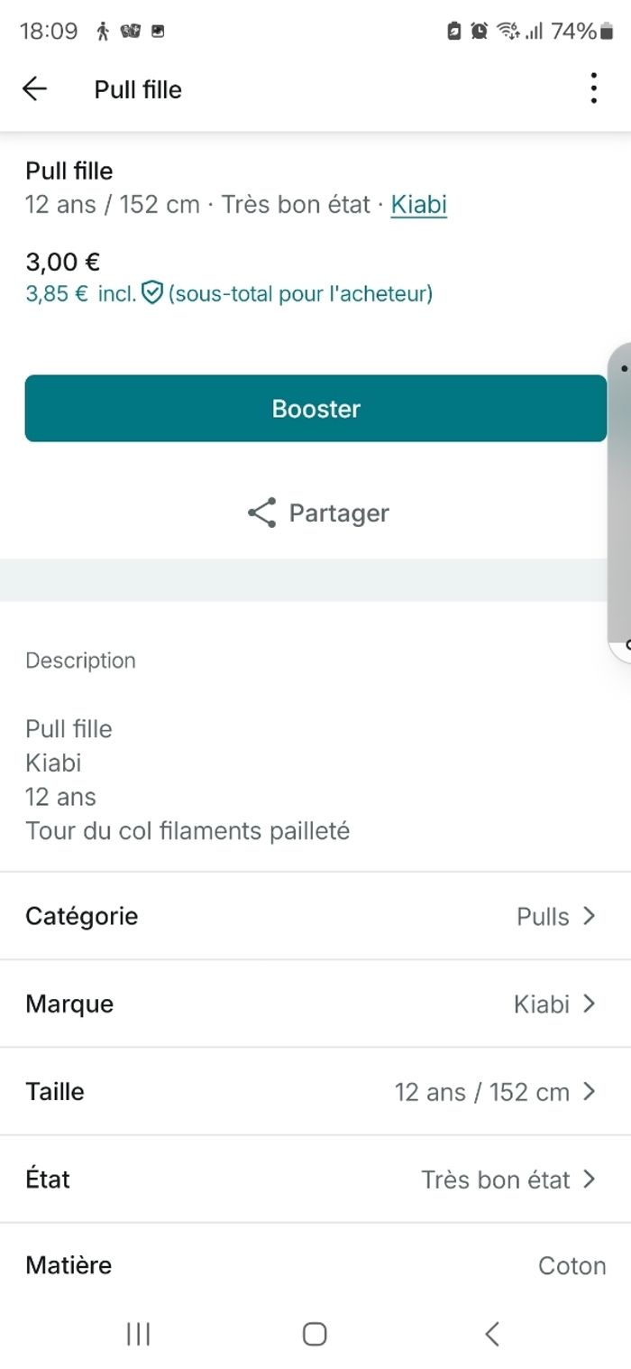 Pull fille - photo numéro 6