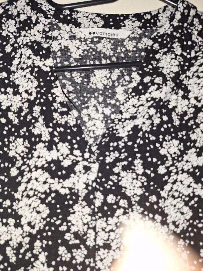 Blouse noire et blanche M - photo numéro 2