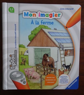 Livre intéractif Tiptoi Mon imagier à la ferme NEUF
