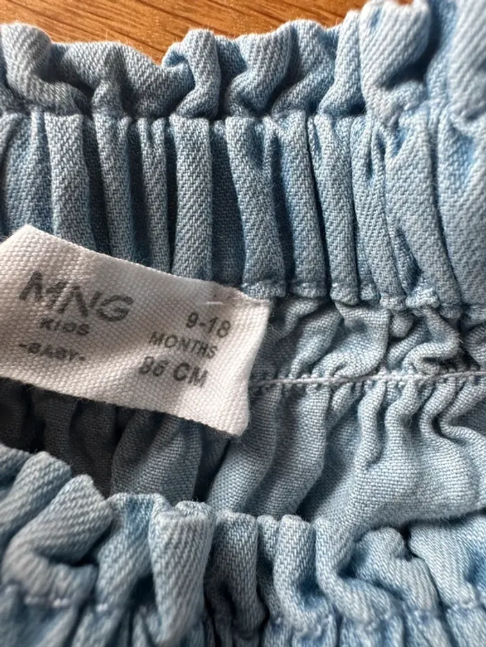 Jupe en jeans légers volants - Taille 2/3 Ans - photo numéro 4