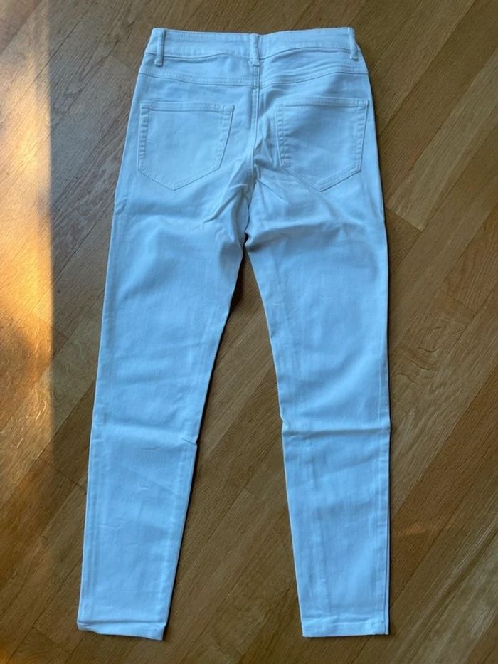 Jean skinny stretch blanc - photo numéro 2