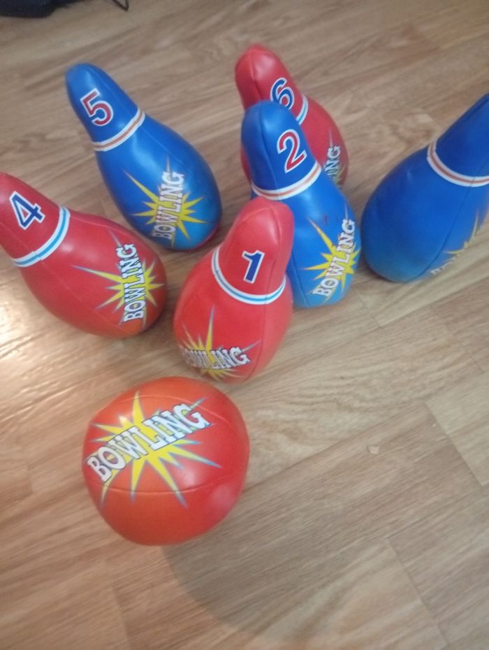 Lot quilles bowling enfants - photo numéro 2