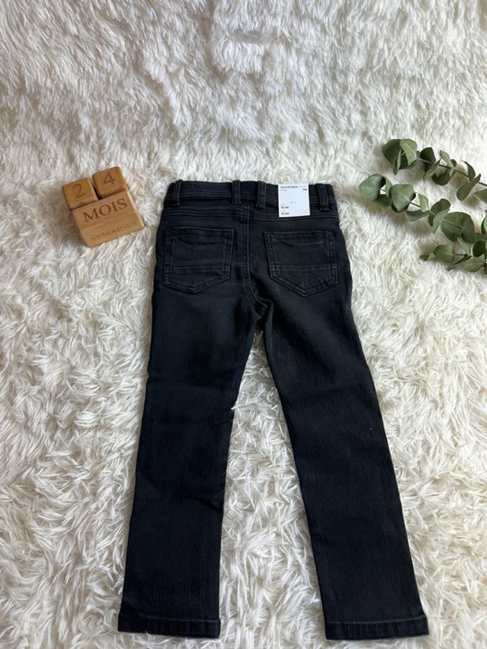 Jean slim noir Name it taille 2-3 ans - photo numéro 4