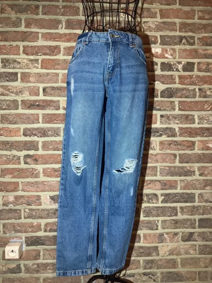 Jeans bleu à trous Jennyfer Taille XS / 34