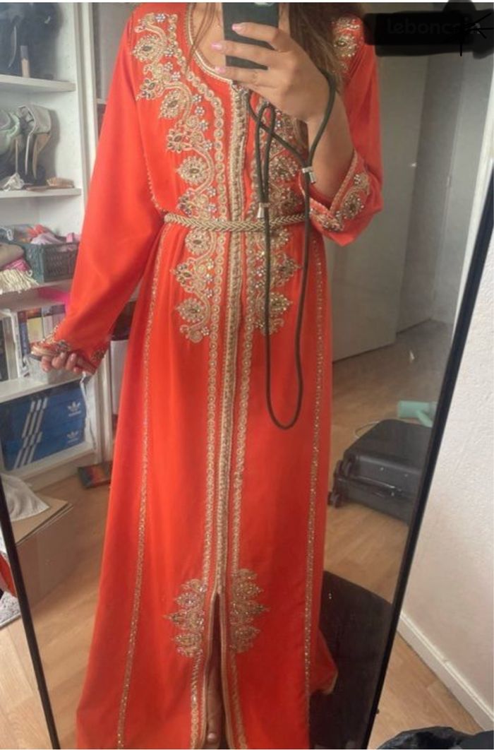 Caftan orange - photo numéro 3