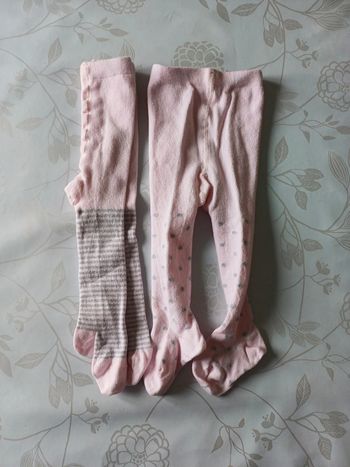 Lot 2 paires collants 3/6 mois Tex