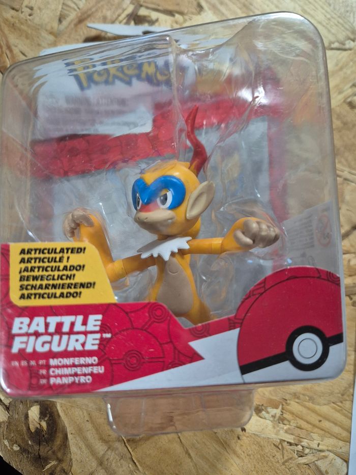 Pokemon figurine battle chimpenfeu neuf - photo numéro 2