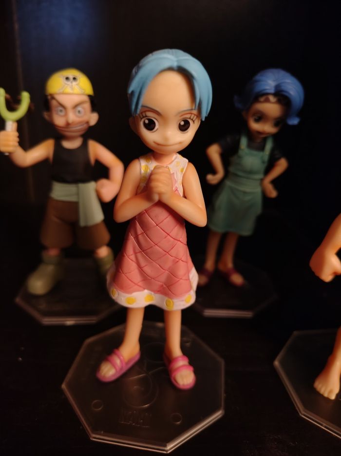 Lot de 4 figurines One Piece non officielles style Portrait of pirates (Usopp, Vivi, Franky, Nojiko) - photo numéro 2