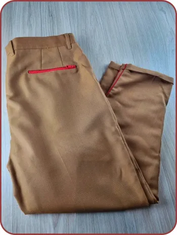 Pantalon marron de cérémonie Homme Celio Taille 46
