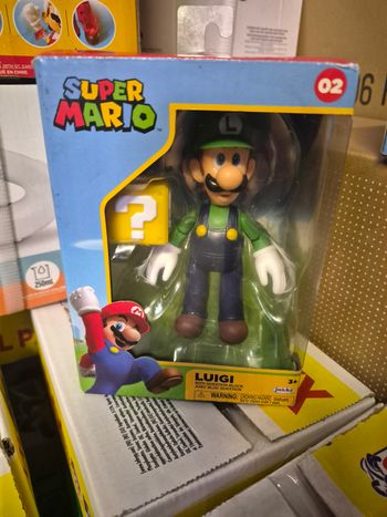 Figurines super Mario Neuve, Luigi.