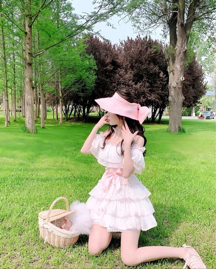 Robe Lolita Princesse Barbie style Sanrio Melody Cute Kawaii - photo numéro 7