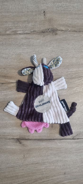 Doudou plat vache Les Déglingos