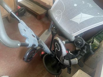 Vélo poussette bébé enfant