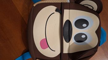 Sac à dos bretelles rembourées singe 4 ans