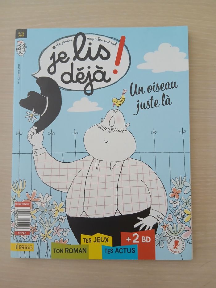 Cahier enfant 6/10 ans neuve je lis deja un oiseau judte la - photo numéro 4