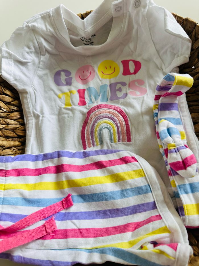 Lot vêtements bébé fille été 9 mois - photo numéro 7