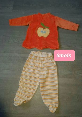 Pyjama 2 pièces 6mois fille