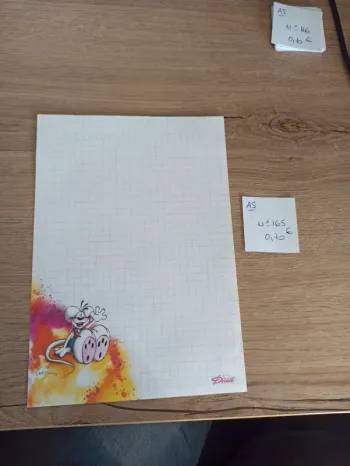 Feuille Diddl A5 165 0,70€