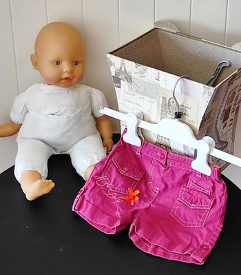 🌸 Petit short en coton – Taille élastiquée – Très bon état 🌸