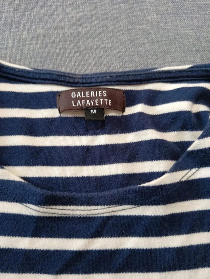 C56 t-shirt rayé Galeries Lafayette M - photo numéro 3