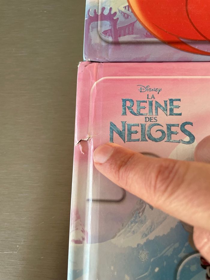 2 livres puzzles la petite sirène et la reine des neiges - photo numéro 2