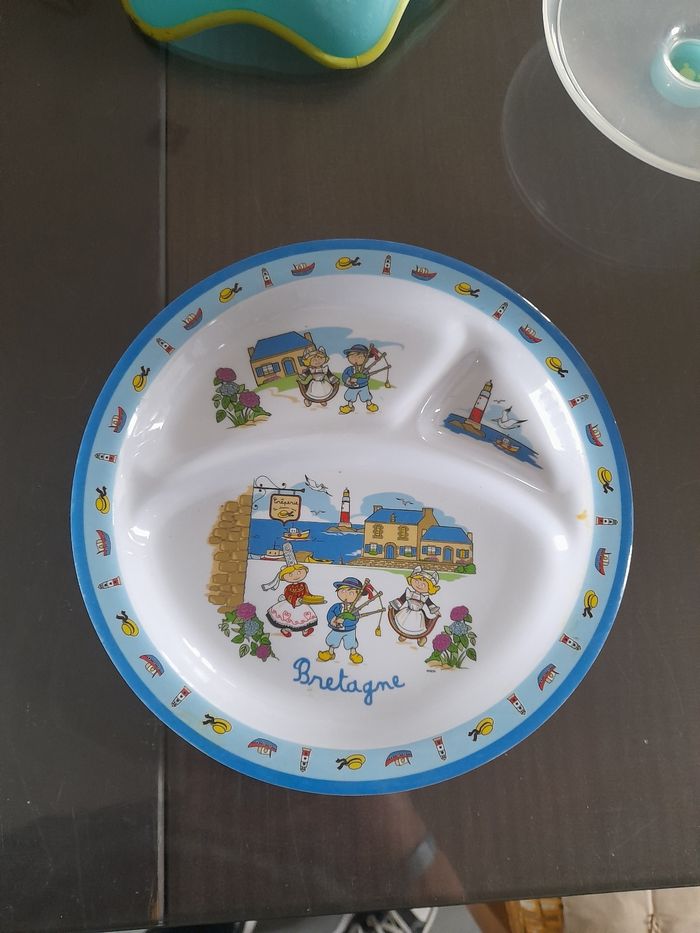 Lot assiette bebe - photo numéro 2