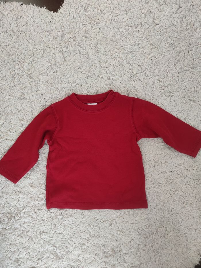 T shirt manches longues garçon 6-9 mois