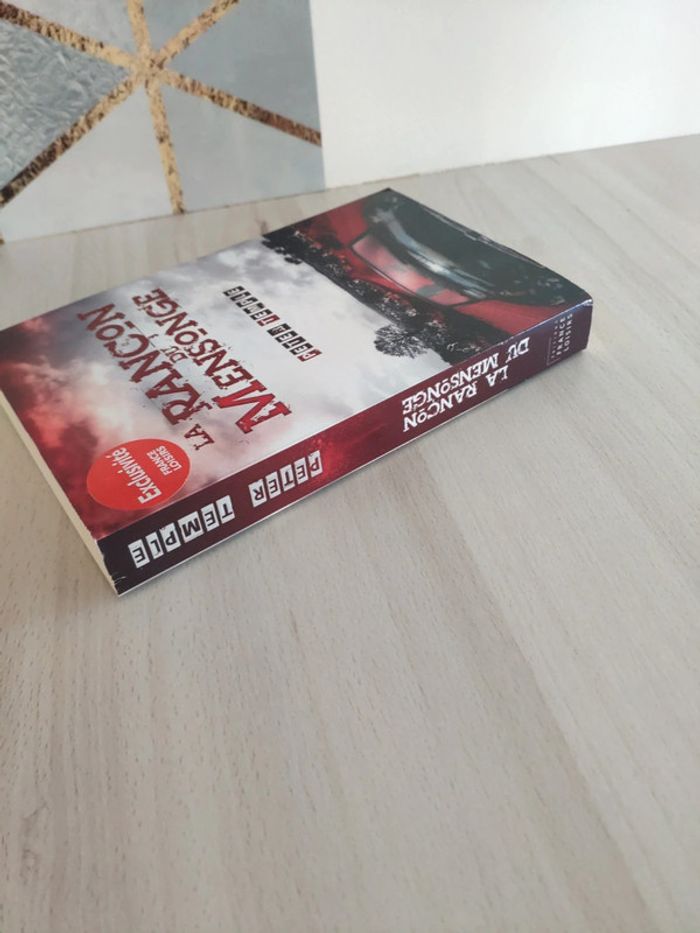 Livre grand format La rançon du mensonge Temple thriller - photo numéro 5