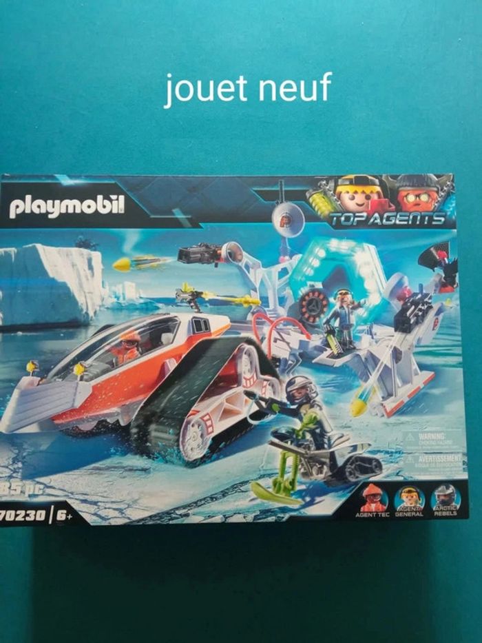 Playmobil 70230 Top agents Véhicule de Commande de la Spy Team