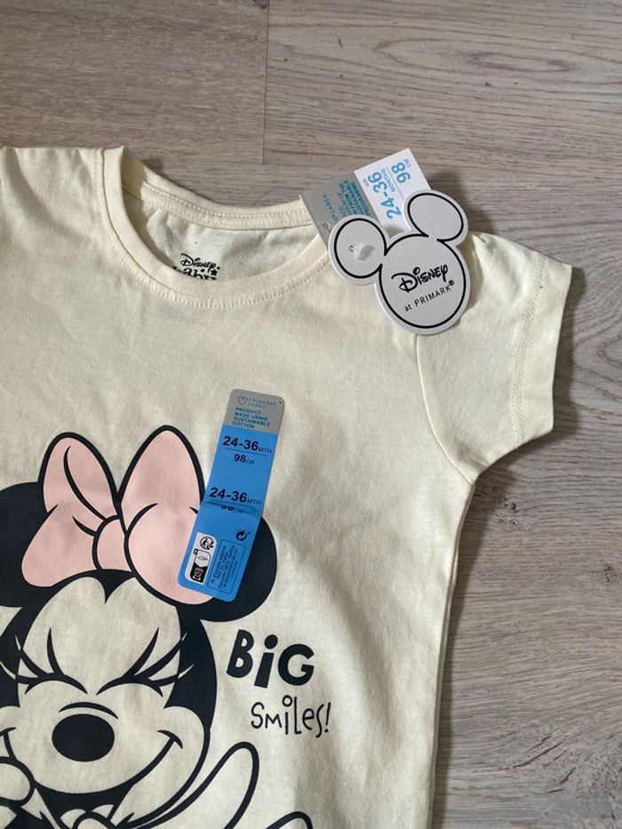 Tee shirt T-shirt Disney taille 24 36 mois Neuf - photo numéro 3